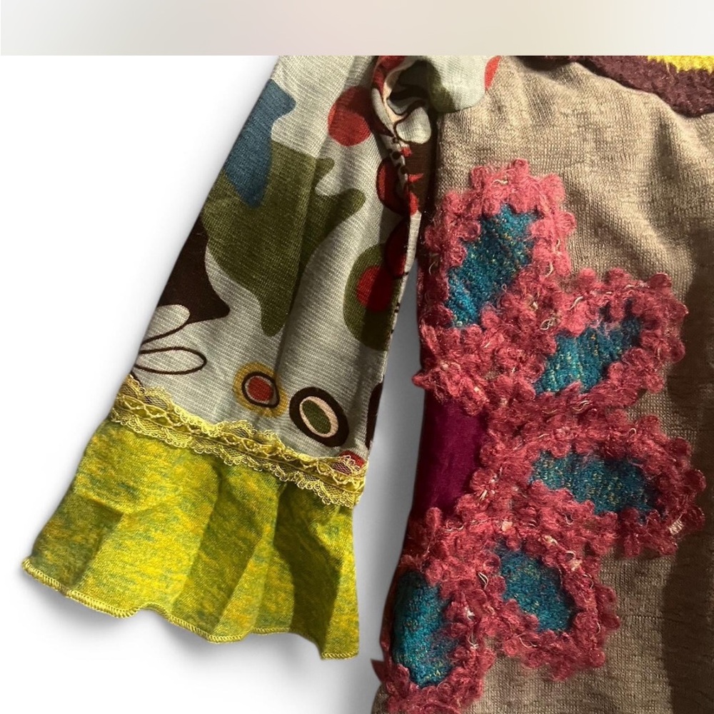 Colorful Patchwork Boho Dress - Picture 4 of 5